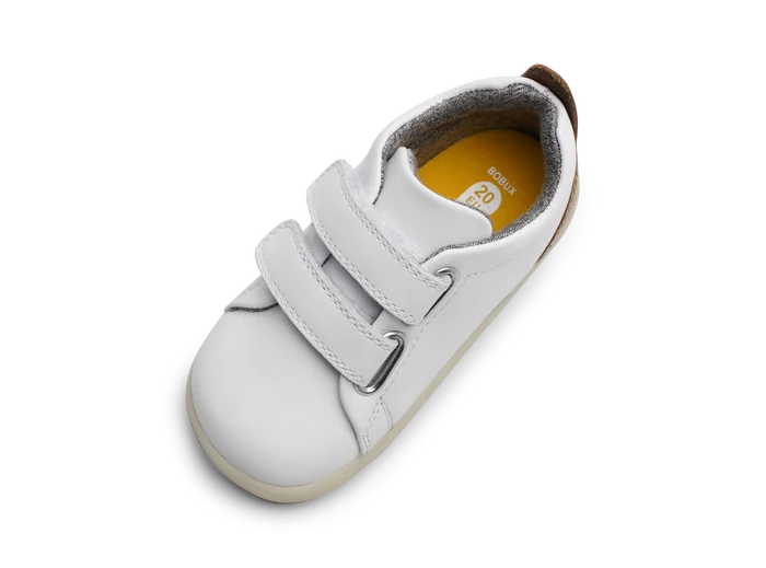 Bobux Step Up Grass Court White Caramel