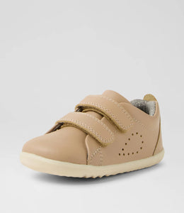 Bobux Step Up Grass Court - Warm Taupe