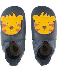 Bobux Soft Soles Tiger - Navy