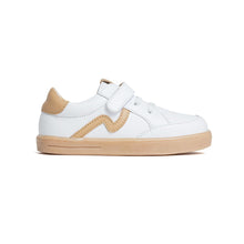Load image into Gallery viewer, Pretty Brave XO Trainer - White/Camel
